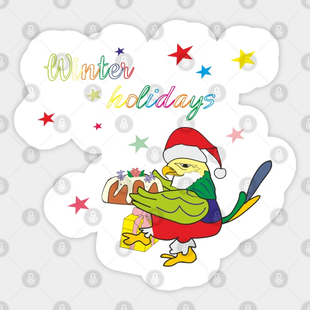 Winter holidays Sticker by Alekvik